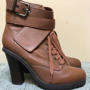 Kelsi Dagger Eva Brown Boots Anthropologie 8.5